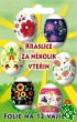 Folie (košiky) na vajíčka - kytičky, velikonoční dekorace