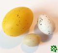 Velikonoční vejce kropenaté plastové